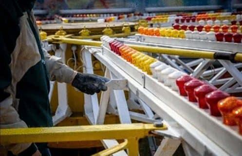 Anstrich der Vergnügungseinrichtungen