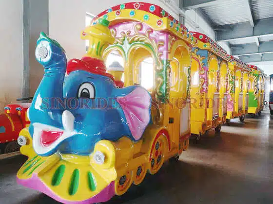 Sinorides 12 seats elephant trackless train for sale 4