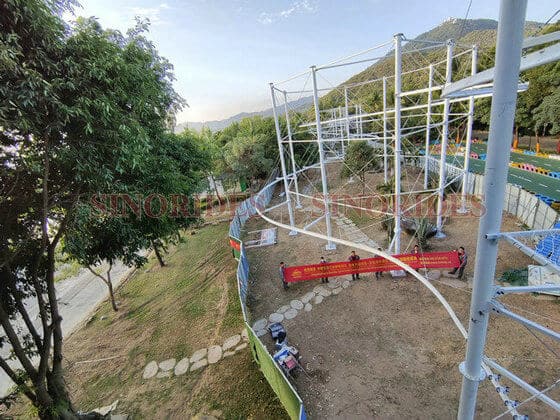 Satılık proje 2 için Sinorides Zipline Roller Coaster