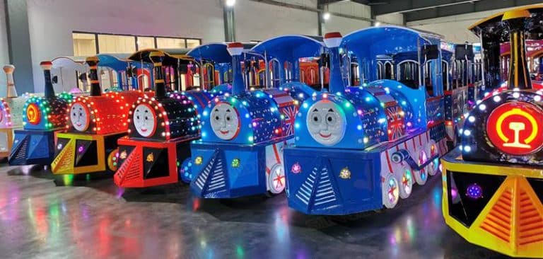 Trackless Train banner 2023