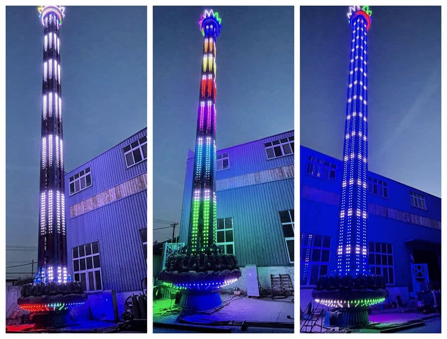 Wahana Menara Jatuhkan Mahkota 36m