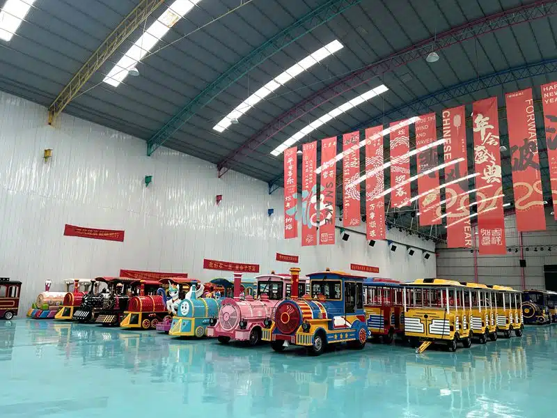 sinorides train rides factory